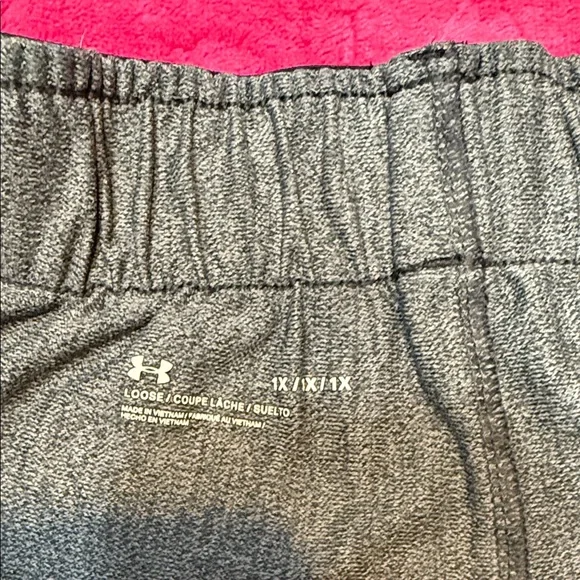 Under Armour Women's Gray and Black Athletic Shorts - Picture 2 of 3
